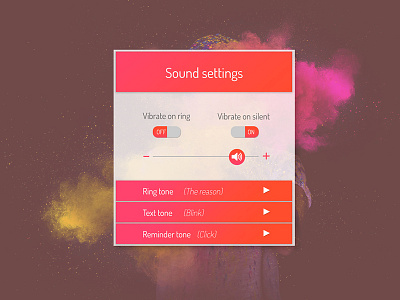 Daily UI #007 Settings page dailyui settings