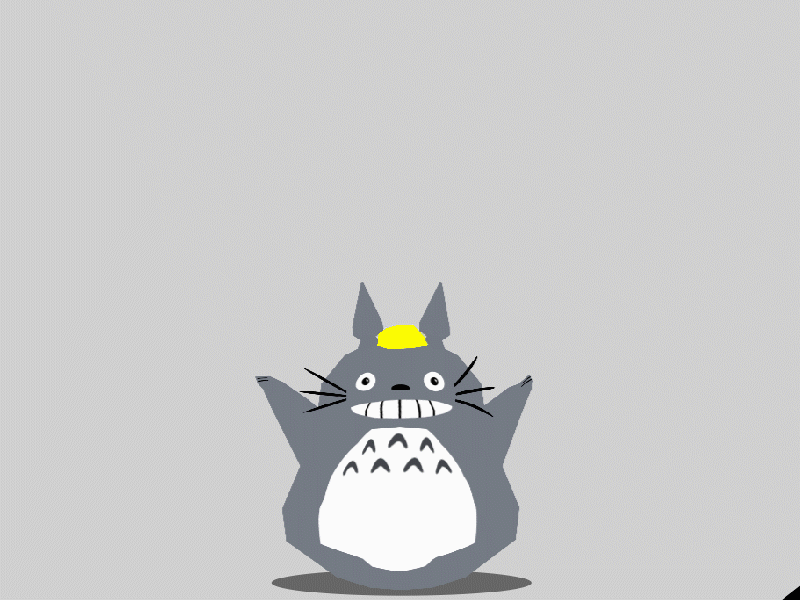 Totoro Jump after effect animation cinema 4d motion animation