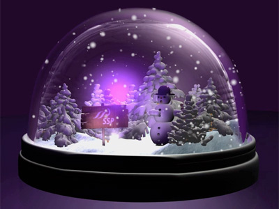 Snow globe christmas