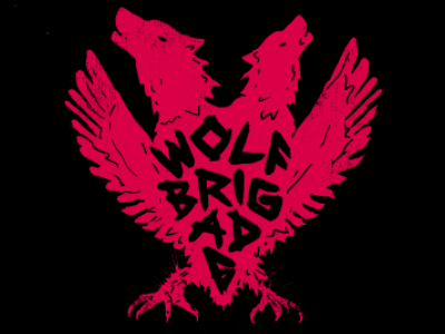 Wolfbrigade Fan art eagle hard core illustration lettering mariestad wolf wolfbrigade