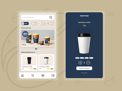 Design Coffe App app ecomerce figma figmadesign ui uidesign uiux uiuxdesign uiuxdesigner ux
