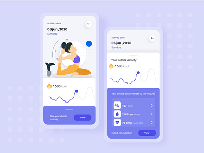 Yoga Meditation App Design