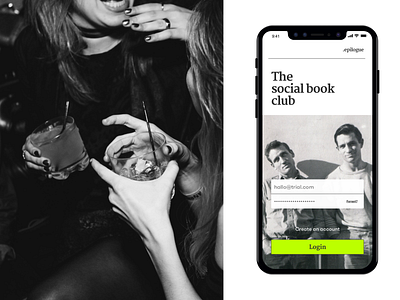 Book Club book brand design editorial editorial design newspaper social ui