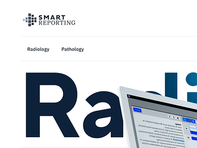 Smart Reporting Product Detail 🏥 brand branding design health healthcare rebranding typography ui ux website