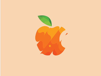 Smashed orangie appicon appicons branding creative design design icon illustration logo logodesign logodesigner logos orange color orange juice orange logo vector webdesign