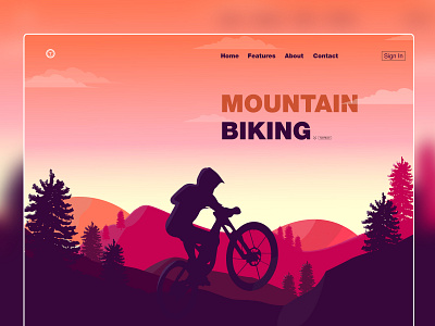 Mountain Biking Landing Page