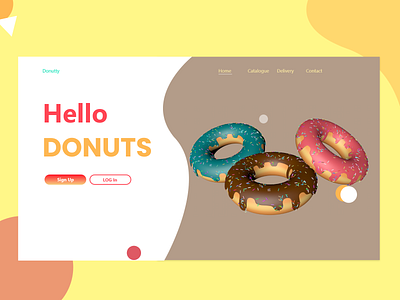 Hello Donuts Home page