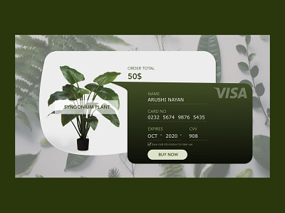 Daily UI #002 Credit Card Checkout