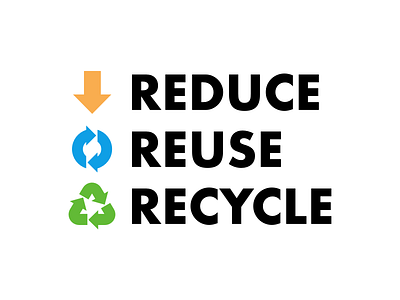 Reduce, Reuse, Recycle - Earth Day