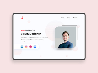 About Page clean design graphic icon landing page logo typography ui uiuxdesign ux vector web website website design
