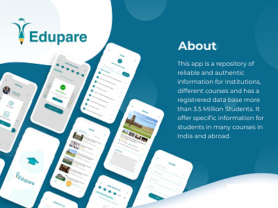 Edupare App app clean design icon illustration logo mobile typography ui uiux uiuxdesign ux uxdesign vector