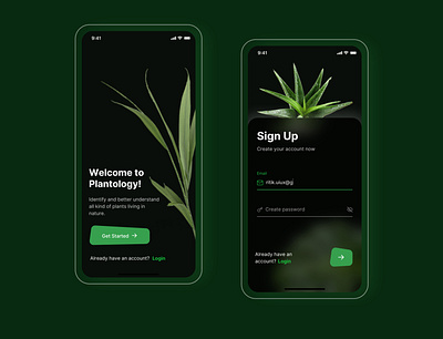 Dark theme Daily ui 001 app app design appdesign application clean dailyui dailyui 001 design icon inspiration minimal typography ui uiuxdesign ux vector