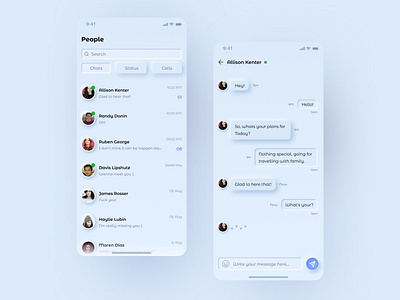 Daily UI 013 (Direct Messaging)