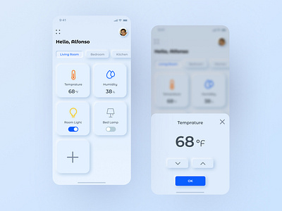 Home Monitoring Dashboard (Daily UI 021)