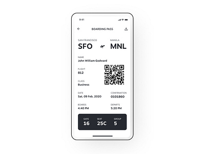 Boarding pass