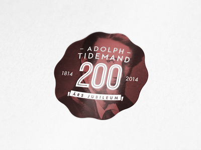 Adolph Tidemand 200 200 anniversary logo mandal mark norway tidemand