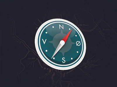 Compass icon compass icon illustrator map vector