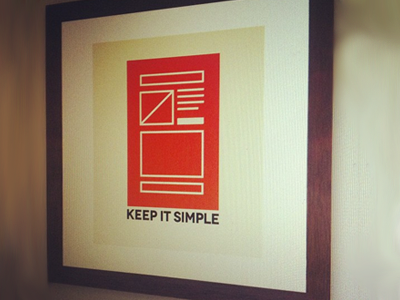 Poster Series - Keep It Simple