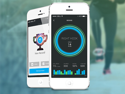 Moov Fitness Tracker app fitness ios mobile moov share