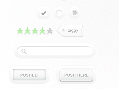 Shiny User Interface 3 buttons checkbox ratings search bar tags