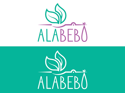 Alabebo Logo baby logo delivery logo stork