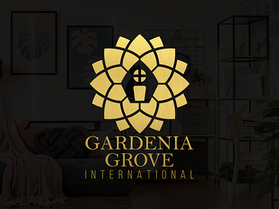 Gardenia Grove International - Logo ver. 2 gardenia home products logo luxury