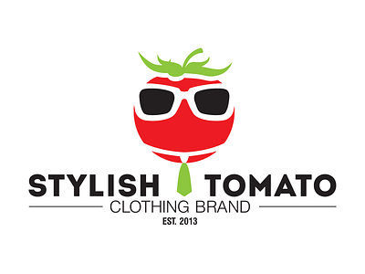 Stylish Tomato Logo brand clothing logo t shirt tomato