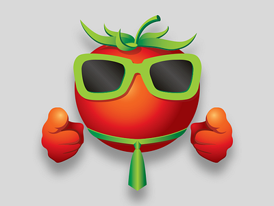 Stylish Tomato Illustration illustration style stylish tomato tomato