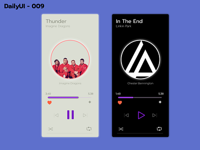DailyUI - 009 | Music Player