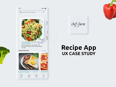 UX Case Study - Recipe App