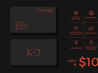 Black Premium business card business card business card design business card mockup businesscard vector