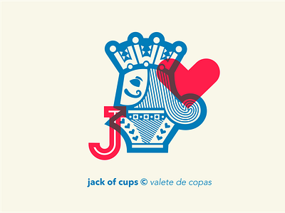 Jack of Cups © Valete de Copas baralho jackofcups logo personalbrand playingcards valetedecopas