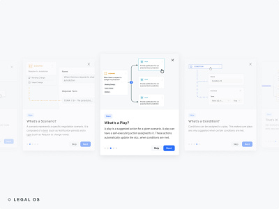 Onboarding Helper Panel branding design guide help helper illustration interface legal modal node onboarding product step tree ui user experience ux walkthrough wizard workflow