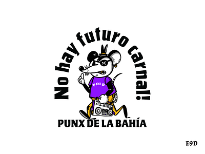 No hay futuro! design illustration printed apparel printed material punk punkrock questioneverything sticker stickers typography vector