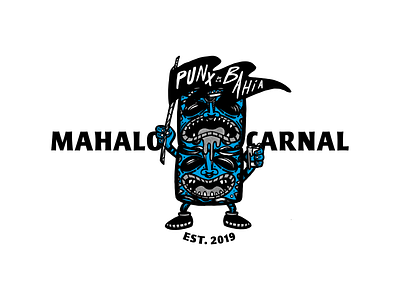 MAHALO CARNAL branding design illustration punk punkrock questioneverything stickers vector