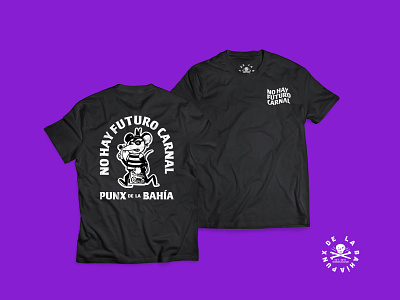 Playeras sin Futuro branding design illustration punk punkrock questioneverything screenprinting shirts vector