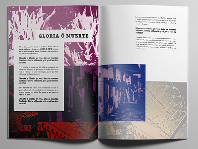 Muerte o Gloria Fanzine design editorial design fanzine fanzineart