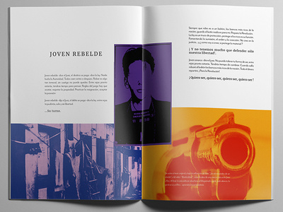 Joven Rebelde (Bankrobber) design editorial design fanzine punkrock theclash