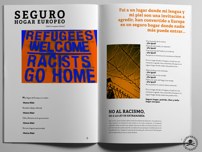 Seguro Hogar Europeo design editorial design fanart fanzine printed material punk punkrock theclash typography