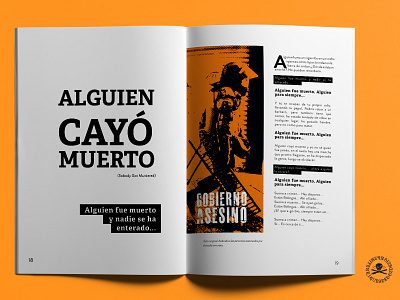 Alguien Cayo Muerto design editorial design fanzine punk punkrock questioneverything the clash theclash typography
