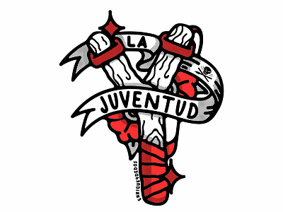 La Juventud design illustration punk punkrock questioneverything sticker stickers vector