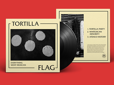 What if there were a Mexican Black Flag Tribute Band? graphic design music punk vinyl art