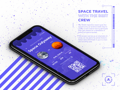 Daily UI Challenge No. 24 - Boarding pass dailyui dailyuichallenge design layout spacetravel ui uidesign ux uxdesign uxui