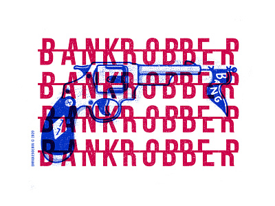 BankRobber design illustration punk punkrock questioneverything sticker stickers theclash vector