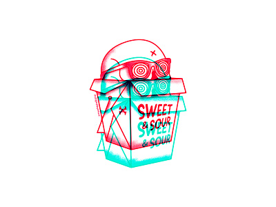 Life is sweet and sour design illustration punk punkrock questioneverything stickers vector