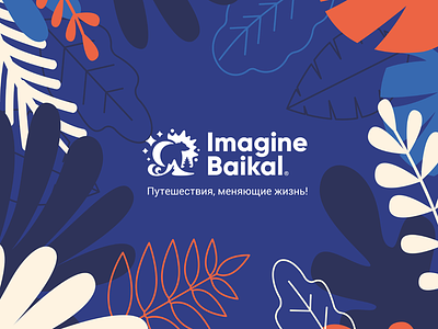 logo Imagine Baikal baikal bear brand design branding forest imagine logo natural