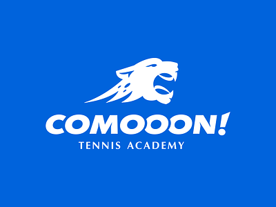 Comooon brand branding design leopard logo mountain sport tennis tiger
