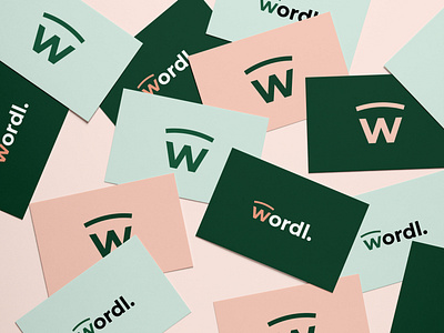 Wordl · Branding app branding design icon logo ui visual identity writers