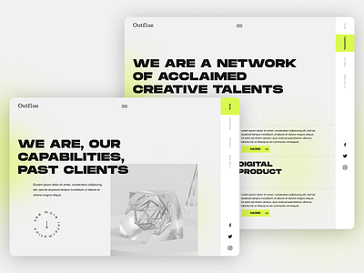 Website for Agency (UI/UX design)