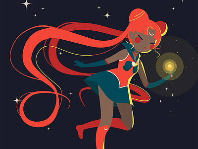 Moonlight Densetsu fanart girl illustration moon sailormoon vector